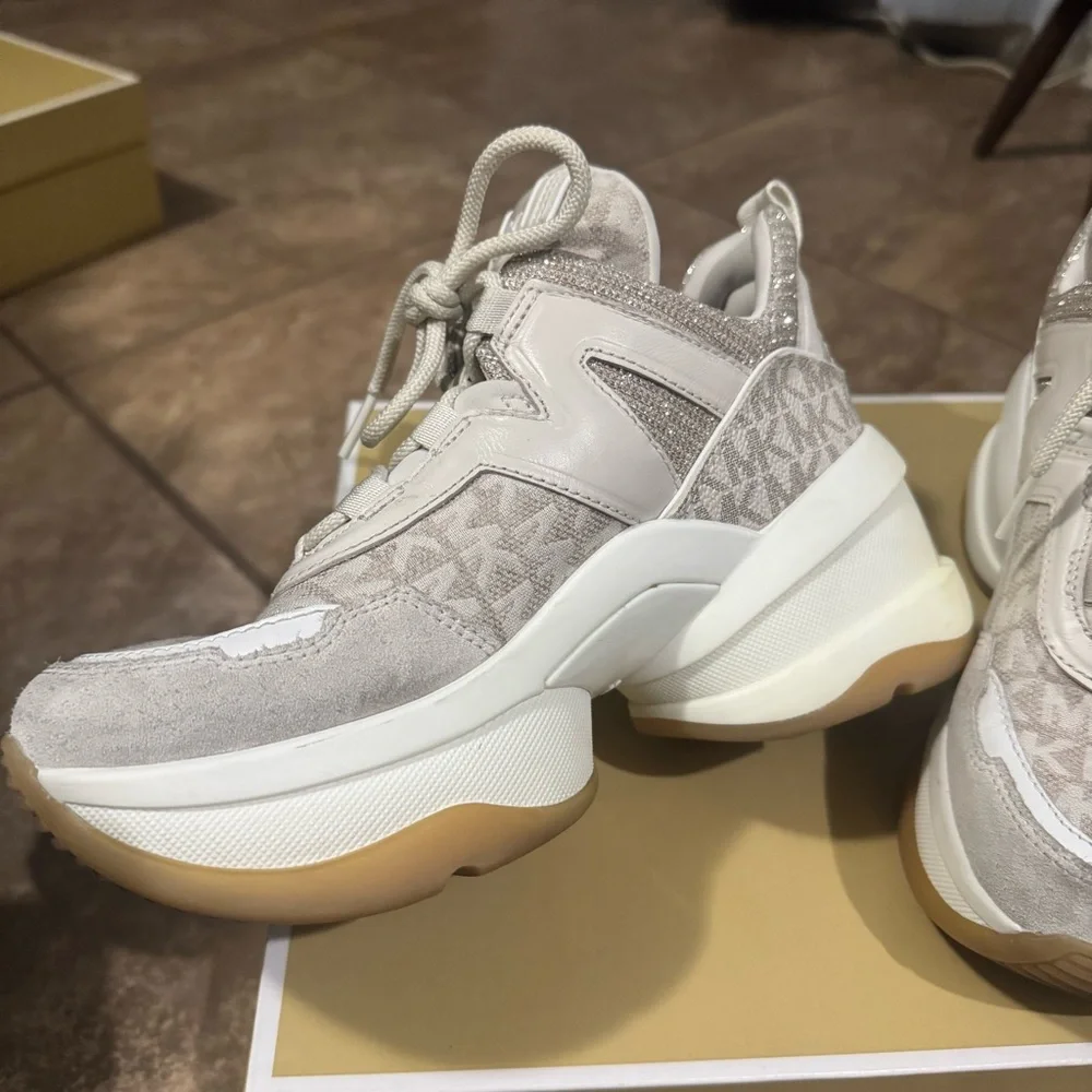 Michael Kors Olympia Trainer Sneakers - Picture 5 of 13
